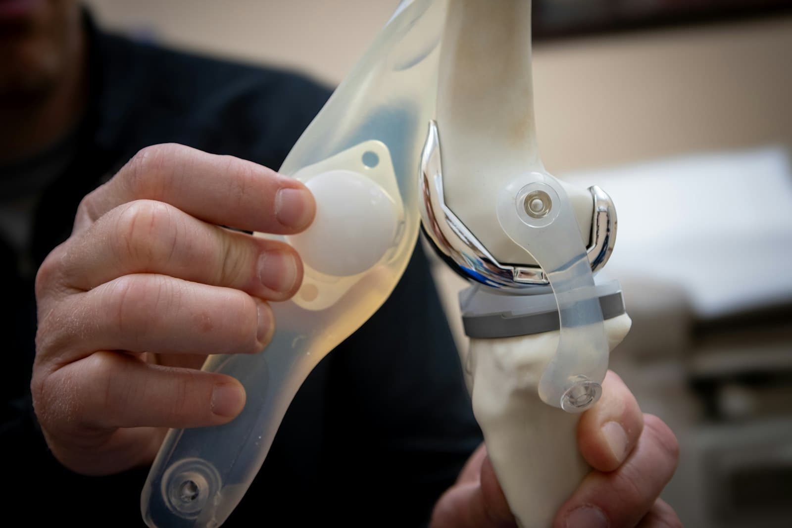 Anatomical knee joint model